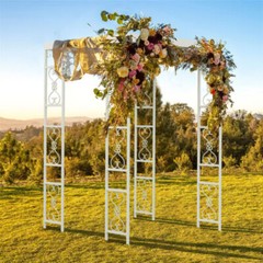Heavy Duty Metal Garden Pergola Wedding Arbor Arch Gazebo Trellis for Party