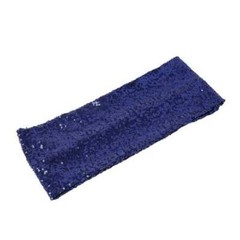 Spandex Sequined CHAIR SASHES Bows Ties Wedding Reception Decorations Dinner