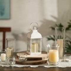 White Lanterns Decorative Indooor for Wedding: 6 Pcs Farmhouse Candle Lantern…