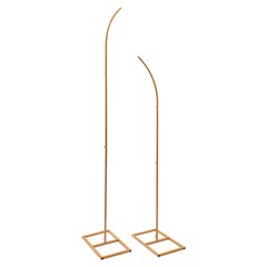 2Pcs Metal Wedding Arch Frame Garden Arbor Party Flower Backdrop Stands 6/8FT