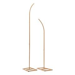 2Pcs Metal Wedding Arch Frame Garden Arbor Party Flower Backdrop Stands 6/8FT