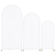 VEVOR Arch Backdrop Stand Metal Arch Backdrop Stand 6/5/4 ft 3 PCS with Cover