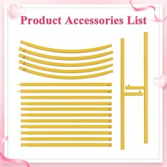 Gold Metal Wedding Arch Backdrop Stand Party Celebration Photo Booth Decoration
