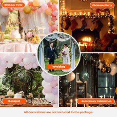 10x20ft Wedding Backdrop Stand Pipe Kit Curtain Veil Flower Frame Telescopic
