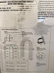 8ft Pre-Lit Arch Warm White Lights Metal Steel Construction Wedding Lighted 2001