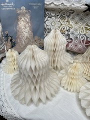 VTG Honeycomb Wedding Bells Lot Of 9 Halllmark American Greetings Doublglo