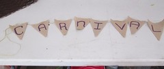 Rustic Wedding Letter Hessian Burlap Fabric Bunting Banner Purple “Carnival”