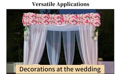 Pack of 10 Wedding Arch Decorations, 20.47 inch Artificial Flower Table
