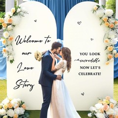 Wedding Welcome Signs Welcome to Our Wedding Sign Decals Selfie Mirror Decals…