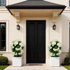 Faux Hydrangea Tree – 30 Inch Hydrangea Tree Artificial with White Flowers