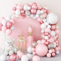 8.2FT Round Backdrop Stand Circle Balloon Arch Frame Stand Wedding Party Decor