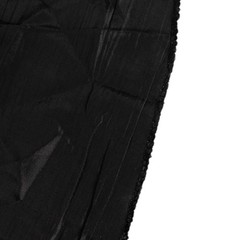 BLACK Crinkle Crushed Taffeta Banquet CHAIR COVER Party Wedding Events Decor
