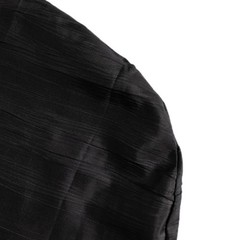 BLACK Crinkle Crushed Taffeta Banquet CHAIR COVER Party Wedding Events Decor