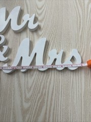 Mr. And Mrs. Sign – Table Top Wood Decor For Wedding Or Celebration