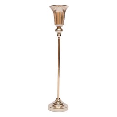 10Pcs Vintage Metal Trumpet Vases for Wedding Centerpieces & Floral Decor