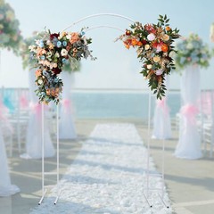 Metal Stand Arch 7.2ft Wedding Balloon Backdrop Party Stand For Garden Outdoor