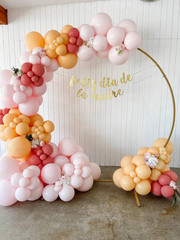 Round Backdrop Stand, Stable Balloon Arch Stand Metal Wedding Arch For Wedding