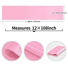 4 Pack Satin Table Runner 12 x 108 Inch Long Bright and Smooth Silk Pink
