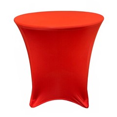 Round Spandex Table Covers, Stretch Tablecloth for Lowboy Cocktail Tables