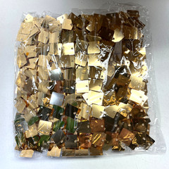 Pack of 36 Shimmer Sequin Gold Backdrop Wall Panels Wedding Birthday Party Decor