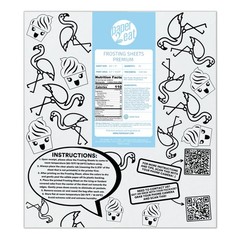 paper2eat Frosting Sheets Premium 8.5“ x 11“ – 24 count – White Edible Icing …
