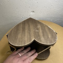 Used Rustic Farm Style “Here Comes The Bride” Flower Girl Bucket For Wedding