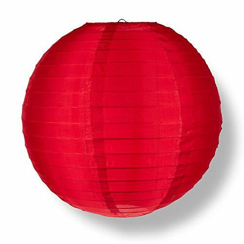 Quasimoon 14″ Red Nylon Lantern (10 PACK) by PaperLanternStore