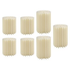 7pcs Foldable Paper Cake Display Stand Cylinder Flowers Stand Decorative Column