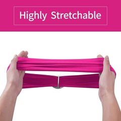 50pcs Fuchsia Spandex Chair Sashes with Buckle Slider for Wedding, Party Deco…