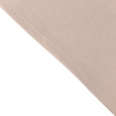 7 ft x 3 ft NUDE Matte Fitted Spandex Half Moon Arch Stand Cover Wedding