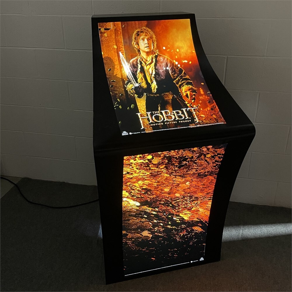 Hobbit movie LED Lighted Free-Standing Metal Display Unit