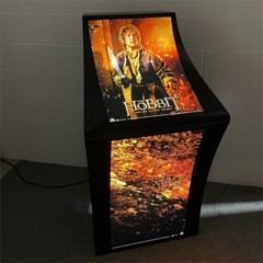 Hobbit movie LED Lighted Free-Standing Metal Display Unit