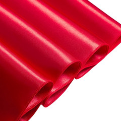 10 Pcs Red Satin Chair Sashes Bows Universal Chair Cover for Wedding Reception
