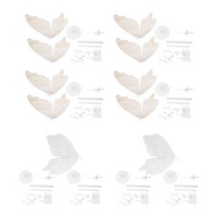 Gold, White/Pure White Decor Lamp 2PCS Butterfly Floor Lamp LED Ambient Light