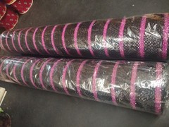 2 Rolls Deco Mesh, 21″ Craig Bachman Quality, 30′ Hot/Light Pink Stripe on Black