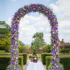 7.9 ft Metal Green Stand Arch Wedding Party Prom Garden Floral Decoration US