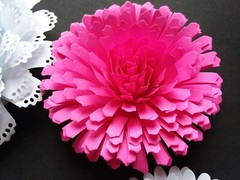 Paper Flowers 3D Handcrafted 5 pcs Mixed DIY Wedding Party Decor Craft Scrapbook