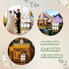 Wedding Seating Chart Board Display, 24×18 Inch Welcome Please Find Your Seat…