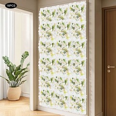 16* Flower Wall Panels, Artificial Flowers Wall Decoration For Party Decoration