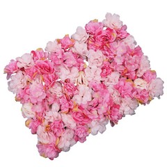 Floral Backdrop Wedding Party Decor 6pcs Artificial Flower Wall Panels 60*40cm