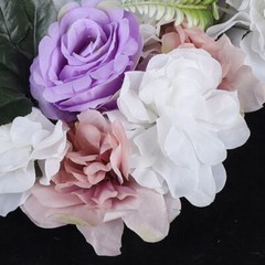 12 Pcs Artificial Flower Wall Panels Floral Backdrop Wedding Party Decor 60*40cm