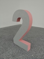 Styrofoam Number 90cm Decoration Styrofoam Numbers Birthday Colour Coloured Choice