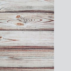 8 ft x 8 ft White Printed Vinyl Photo Backdrop Wood Design Party Banner Events