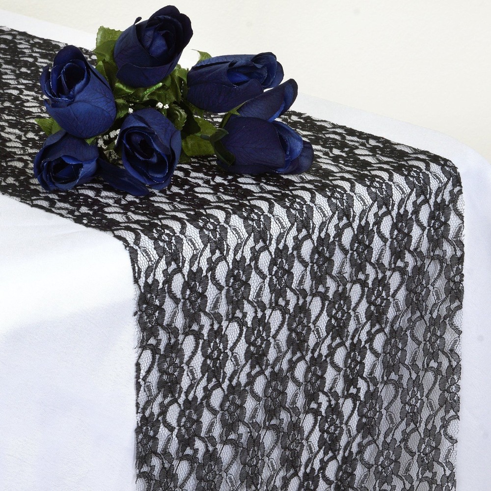 10/12/15/20/25 Floral Lace Table Runners 12″ X 108″ Wedding Party Decoration NEW