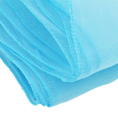 sky blue organza chair sashes chair ties bows ribbon wedding anniversary decor