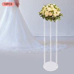 10 Pcs Acrylic Flower Stand Wedding Centerpiece Bouquet Backdrop Decor HOT