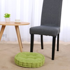 Family Office Corduroy Round Shaped Sofa Floor Chair Seat Cushion Pad 40cm Dia