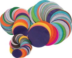 Pacon Spectra Bleeding Tissue Circles P0058530, 25 25 Assorted Colors