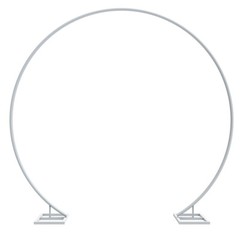 Rust-proof Round Wedding Arch Metal Hoops Backdrop Stand Gorgeous Garden Arbor