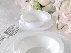 ” OCCASIONS ” 120 Plates Pack, Heavyweight Disposable Wedding Party Plastic P…